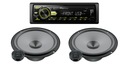 PIONEER MVH-09UBG USB Mp3 rádio + reproduktory HERTZ