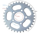 Romet 415-33z ozubené koleso / verzia 2