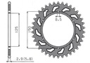 Zadné ozubené koleso SUNSTAR 899 48 KTM SX/EXC (JTR897,48)