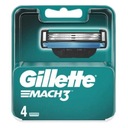 Gillette Mach3 Náhradné čepele na holiace strojčeky, 4 ks.