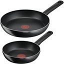 TEFAL HARD TITANIUM 20 26 cm 2-el plynové panvice na vyprážanie