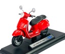 WELLY 2017 VESPA GTS 125CC 1:18 KOVOVÝ NOVÝ MODEL SKÚTER MOTORKY