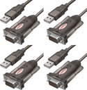 Unitek Y-105 USB - RS232 konvertorový adaptér 1,4m x4