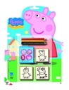 PEPPA PIG - ZNÁMKY V TVARU BLISTER 3KS