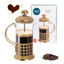 French Press infuzér na kávu, čaj, zlatý kôš, Altom Design, 350 ml