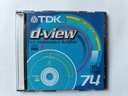 TDK CD-R d-view 650 MB x16 Cyanine Japan 20 ks