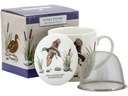 Porcelánový hrnček 380 ml s infuzérom Polish Birds Agata Hajdecka KACZKA