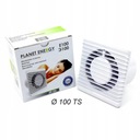 Nástenný ventilátor Planet energy Ø 100 TS časovač