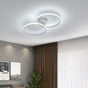 BIELA ​​STROPNÁ LAMPA LED PLÁN 6500K