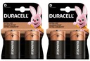 Batérie Duracell Alkaline Basic D LR20 x4 ks.