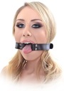 Leather Gag BDSM Mouth Retractor SEX Hole