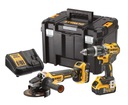 DEWALT SET DCD796P2 + DCG405 DCK2080P2T 2xAKU