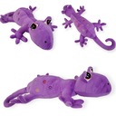 Plyšový plyšový plyšový plyšový vankúš Gecko Toy 80 cm fialový