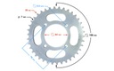 ZADNÉ OZUBENÉ KOLO 38/428