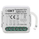 OXT relé 3 obvody (bez N) ZigBee