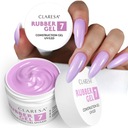 Claresa RUBBER GEL gél na stavbu predlžovacích nechtov builder #7 45g