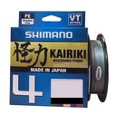 Výplet Shimano Kairiki 4 0,10mm/150m Viacfarebný