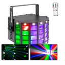 Derby efekt LED RGBW Strobe DMX IEC diaľkové ovládanie