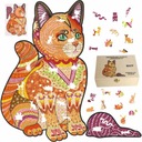 DREVENÉ PUZZLE CAT prémiové zvieratká XXL 452 ks.