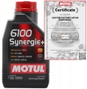 MOTUL 6100 SYNERGIE+ 10W40 OLEJ A3/B4 1L