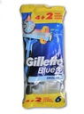 Holiace strojčeky Gillette Blue III SMOOTH 6 ks