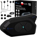 MOTOCYKLOVÝ INTERCOM 500mAh 1200m POĽSKÉ SPRÁVY Bluetooth 5.1 FM rádio