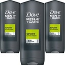 Dove Men Sport Active sprchový gél 3x250ml