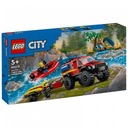 Terénne hasičské auto LEGO City s člnom 60412