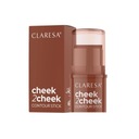 Claresa Bronzer stick CHEEK 2 CHEEK 01 neutrálna piesková