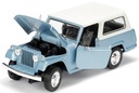 WELLY METALOWE AUTO 1967 JEEP JEEPSTER COMMANDO STATION WAGON OTVORENÝ. DVERE