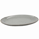 Alumina Bogucice Cottage Grey Oválny tanier 31cm