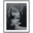 Matný ČIERNA hliníkový rám 40x50cm Plexi rám