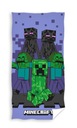 MINECRAFT osuška 70x140 cm plážová bavlna na kúpanie Creeper Enderman