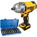 Rázový uťahovák 1355Nm 1/2' DeWALT DCF900N + nástr.