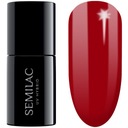 345 SEMILAC HYBRID POLISH GORGEOUS RED 7ML