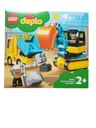 Lego Duplo bloky Nákladné auto a pásové rýpadlo