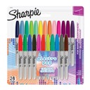 Sharpie Fine permanentné popisovače 24 farieb Elektro