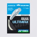 Yonex BG 66 Ultimax bedmintonový výplet 0,65mm biely