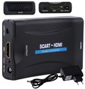 ADAPTÉR SCART KONVERTOR NA HDMI AV EURO FULL HD ADAPTÉR + NABÍJAČKA