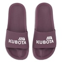 Kubota Bazénové papuče Basic Burgundy 42