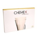 Biele papierové filtre Chemex 100 ks, 3 poháre