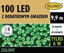 Svietidlá BULINEX 100LED zelené s príslušenstvom