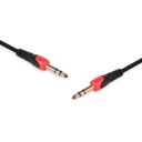 Kábel 2x Veľký Jack 6,3mm Stereo VITALCO Zástrčky 5m