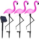 3x SOLÁRNE LED záhradné svietidlo FLAMINGO Outdoor SuperLED