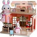 FÓRKY DOLLHOUSE RODINY KRÁLIKOV WOOPIE