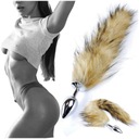 FOX TAIL ANAL PLUG Fluffy EXCLUSIVE SEX ANAL PLUG s TAIL XL + gél