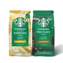 STARBUCKS Espresso Pike Place zrnková káva 2x450