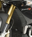 KRYT NA RADIÁTOR RG APRILIA V4 TUONO 11- ČIERNA