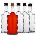 10x VLNA FĽAŠA 0,5l 500ml na WHISKY BIMBERS LIKÉRY VÍNO ŠŤAVY VODKA SVADOBNÉ