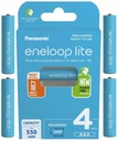 4x BATÉRIE PANASONIC ENELOOP R03 / AAA 550mAh